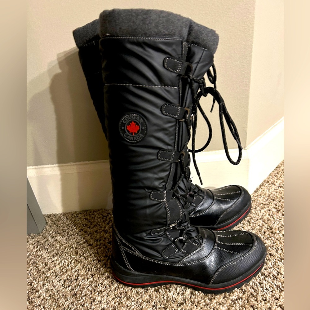 Cougar Canuck Waterproof Boots size 8M womens